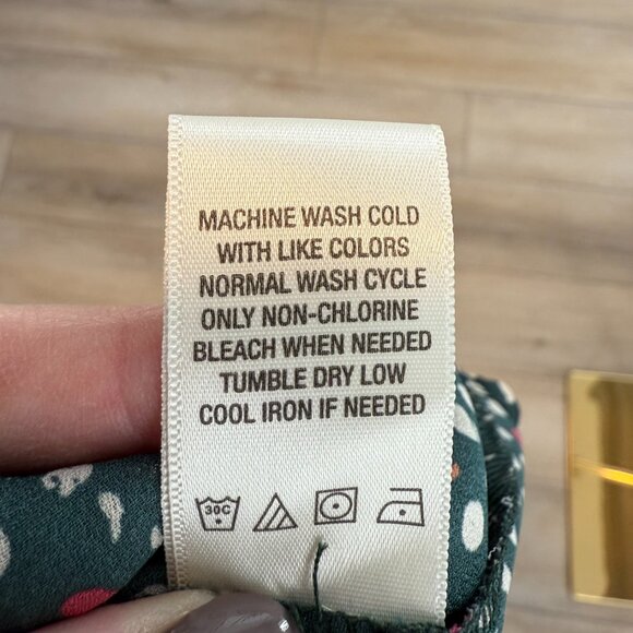 West Kei Polka Dot Tie-Front Blouse β Teal Multi, Size M πβ¨ - Picture 15 of 15